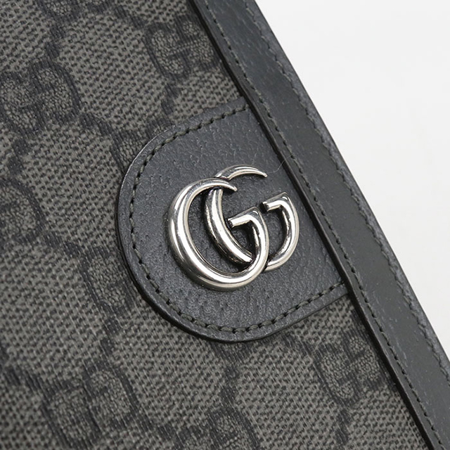 中古 グッチ 長財布 ニつ折り小銭入付き メンズ ブランド GUCCI オフィ