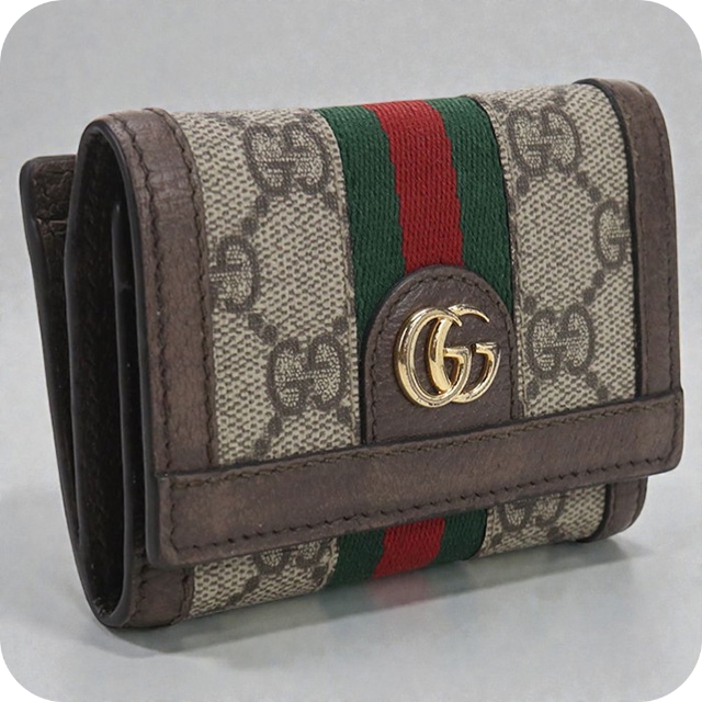 グッチの三つ折り財布 GUCCI（グッチ） 中古 三つ折り財布 レディース ブランド オフィディア