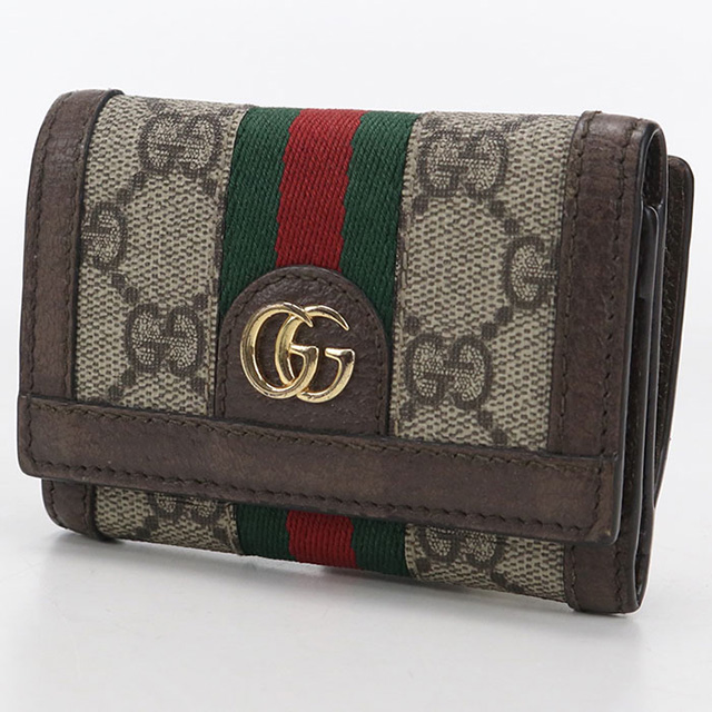 ヴィンテージ　GUCCI レディース三つ折り財布 GUCCI（グッチ） 中古 三つ折り財布 レディース ブランド オフィディア