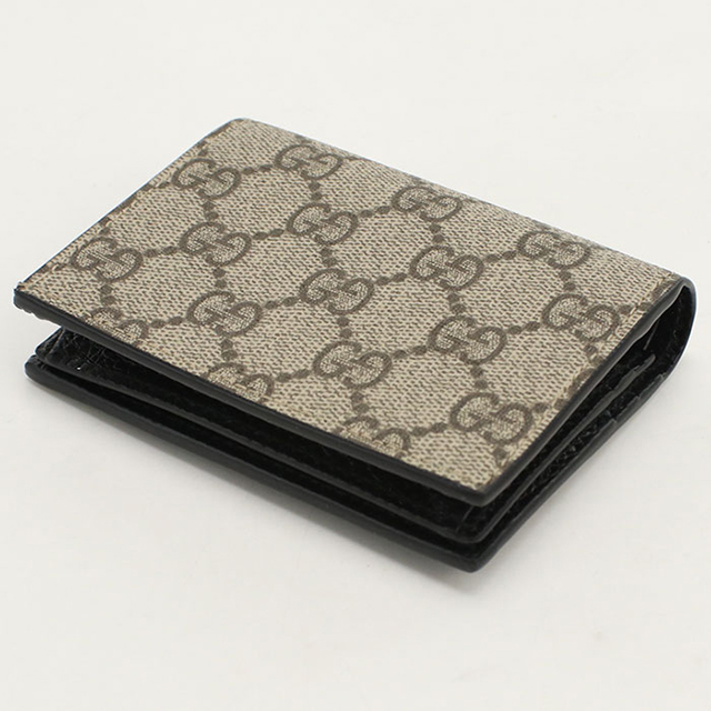 【美品】GUCCI GGスプリーム ミニ ケース財布 未使用品 GUCCI（グッチ） 中古 二つ折り財布 コンパクト レディース ブランド