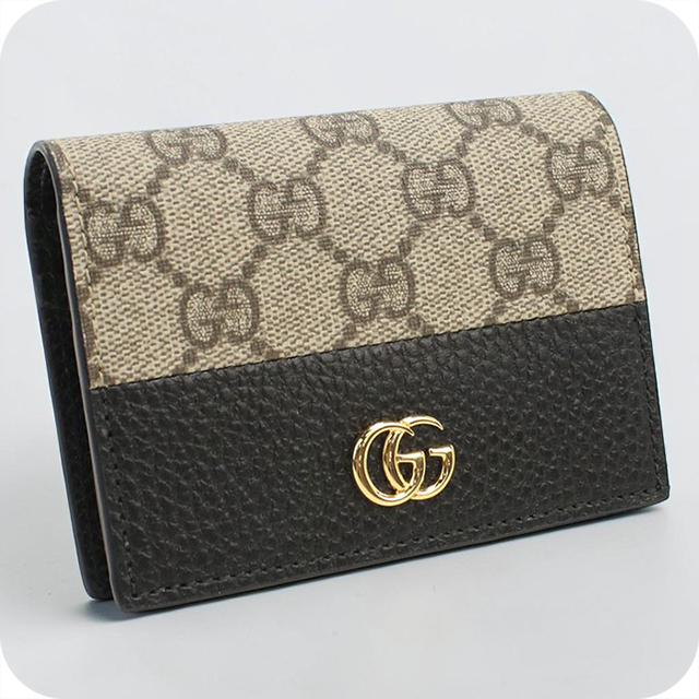 新品同様‼️ グッチ　GUCCI 財布　折り財布　GGスプリーム　コンパクト GUCCI（グッチ） 中古 二つ折り財布 コンパクト レディース ブランド