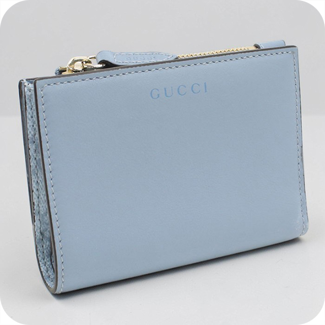 GUCCI グッチ GGエンブレム ミディアム ジップウォレット 二つ折り財布 GUCCI（グッチ） 中古 二つ折り財布 二折財布 レディース ブランド