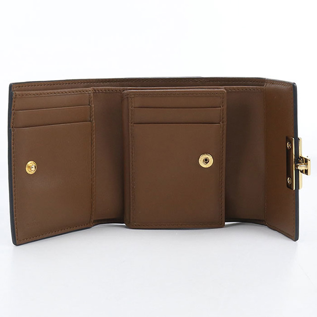 GUCCI（グッチ） 中古 三つ折り財布 レディース ブランド パドロック
