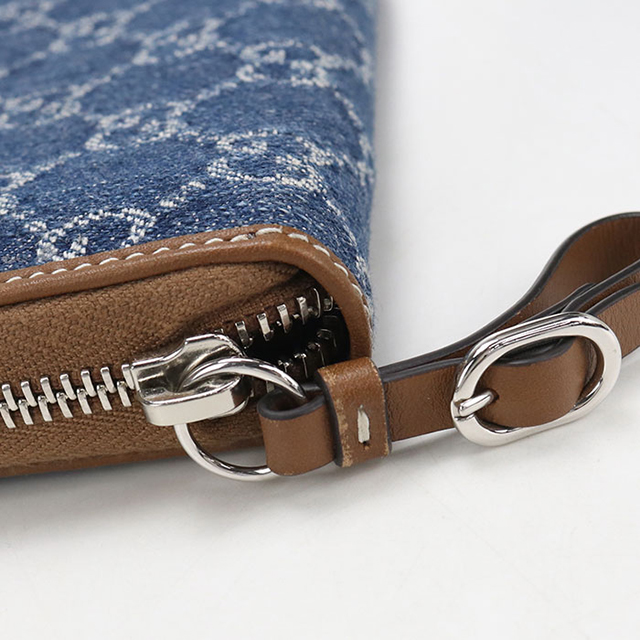 GUCCI グッチ ケース 496319 ラウンドファスナー ロゴジップアラウンド 本体のみ 【中古】 K2312K22 usdgu108685011-1a.jpg