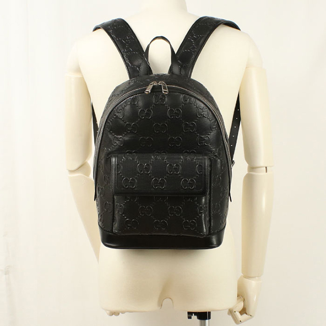 GUCCI（グッチ） 中古 リュック メンズ ブランド GUCCI GGエンボス