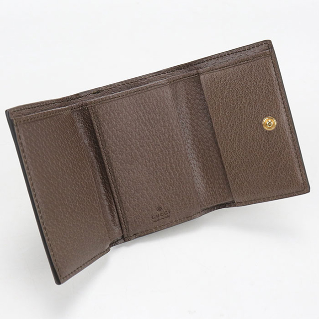 GUCCI（グッチ） 中古 三つ折り財布 コンパクト 三折財布 レディース