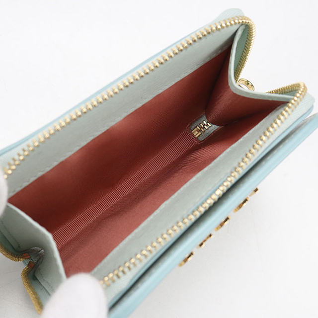 GUCCI グッチ 772639 スクリプト ミニウォレット 二つ折り財布（小銭入れあり） カーフ レディース [中古] GUCCI（グッチ） 中古・未使用 二つ折り財布 772639 ミニウォレット