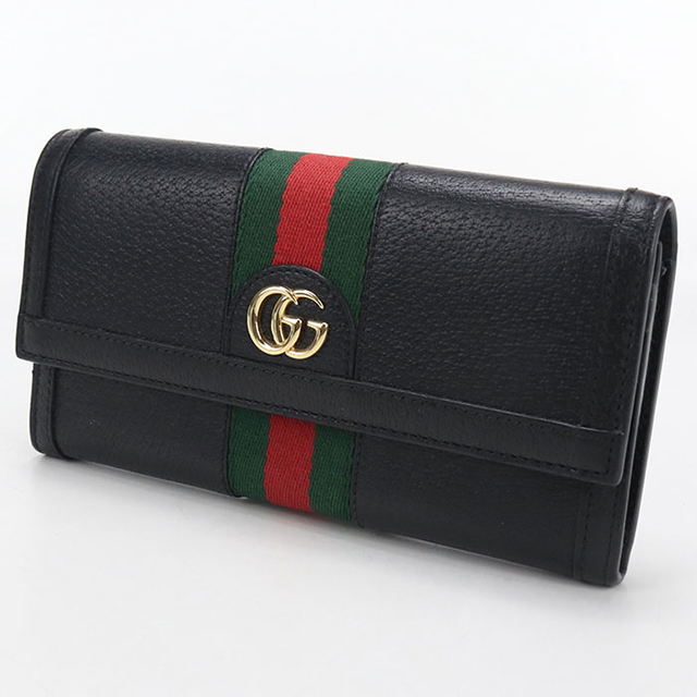 GUCCI（グッチ） 中古 長財布二折 レディース ブランド オフィディア