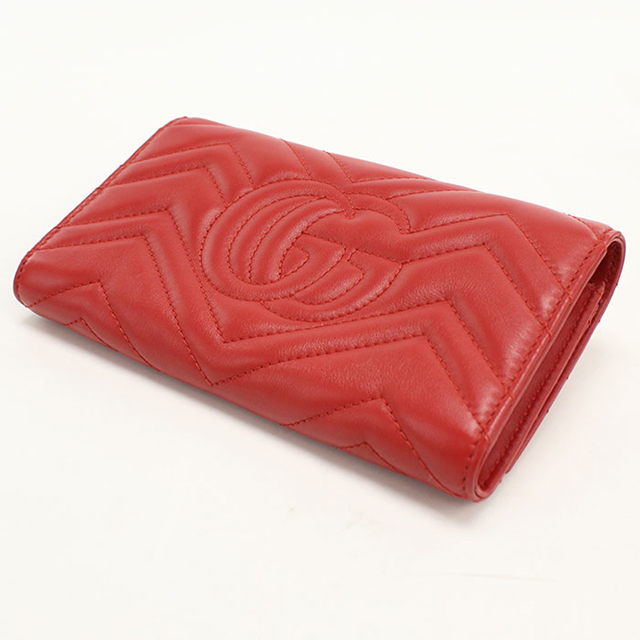 GUCCI（グッチ） 中古 長財布 二つ折り レディース ブランド ダブルG