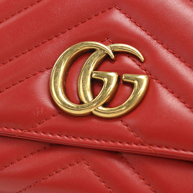 GUCCI（グッチ） 中古 長財布 二つ折り レディース ブランド ダブルG