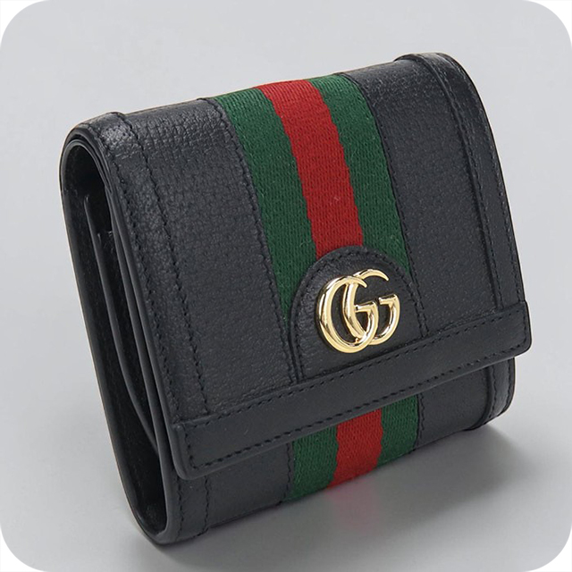 GUCCI（グッチ） 中古 二つ折り財布 二折財布 レディース ブランド