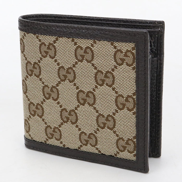 GUCCI（グッチ） 中古 二つ折り財布 コンパクト メンズ ブランド GUCCI