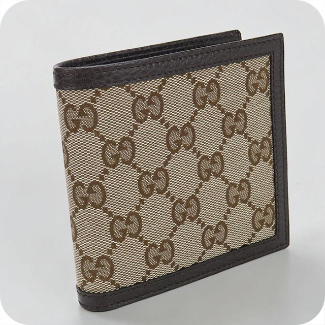 GUCCI（グッチ） 中古 二つ折り財布 コンパクト メンズ ブランド GUCCI