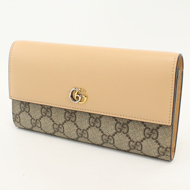 GUCCI（グッチ） 中古 長財布 二つ折り レディース ブランド ダブルG