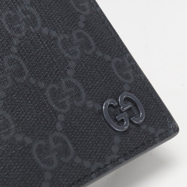 GUCCI（グッチ） 中古 長財布 ニつ折り小銭入付き メンズ ブランド
