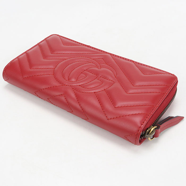 GUCCI（グッチ） 中古 長財布ラウンドファスナー レディース ブランド