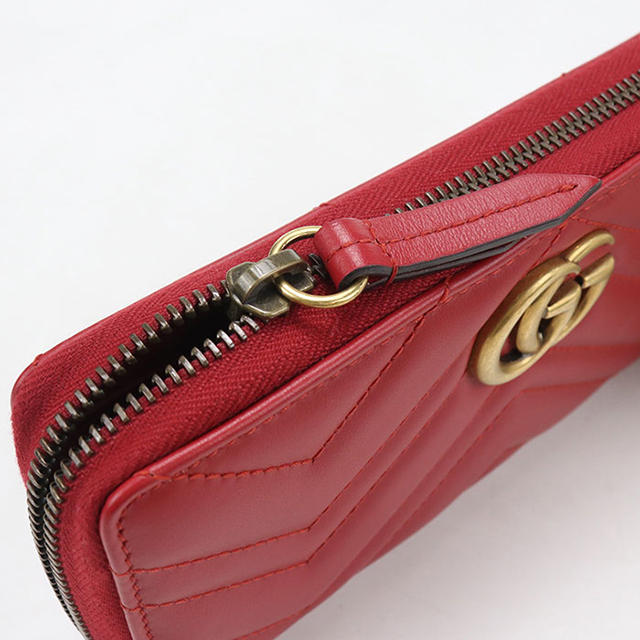 GUCCI（グッチ） 中古 長財布ラウンドファスナー レディース ブランド