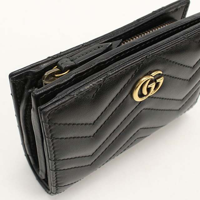 中古 グッチ 二つ折り財布 二折財布 レディース ブランド GUCCI GG