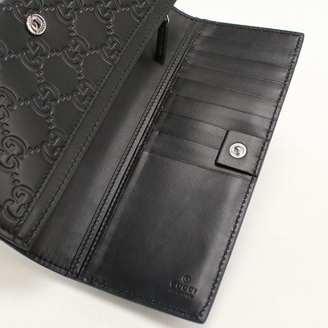 GUCCI（グッチ） 中古 長財布二折 メンズ ブランド グッチシマ 長財布