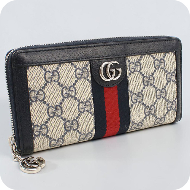 GUCCI（グッチ） 中古 長財布ラウンドファスナー レディース ブランド