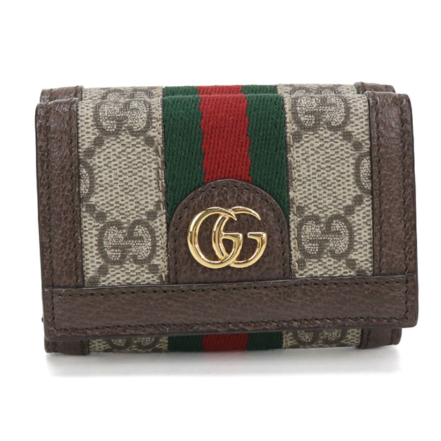 GUCCI（グッチ） 中古 三つ折り財布 三折財布 コンパクト レディース