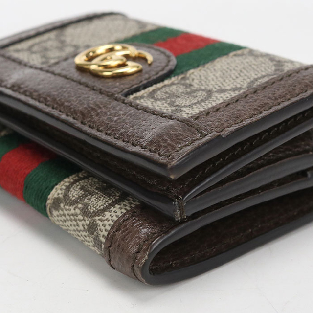 GUCCI（グッチ） 中古 三つ折り財布 三折財布 コンパクト レディース