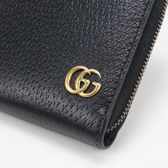 【未使用品】GUCCI グッチ GGマーモント ラウンドファスナー 長財布 GUCCI（グッチ） 中古 長財布ラウンドファスナー レディース ブランド