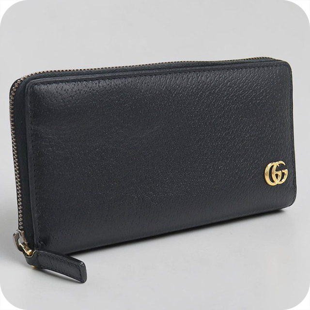GUCCI（グッチ） 中古 長財布ラウンドファスナー レディース ブランド