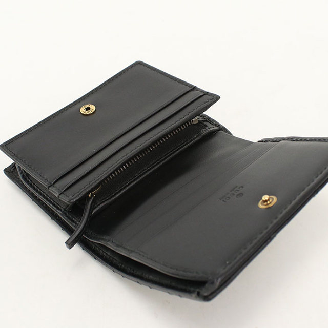 ✨新品未使用✨　 GUCCI ミニ財布　GGライン　GG柄　G金具　二つ折り GUCCI（グッチ） 中古 二つ折り財布 二折財布 コンパクト レディース