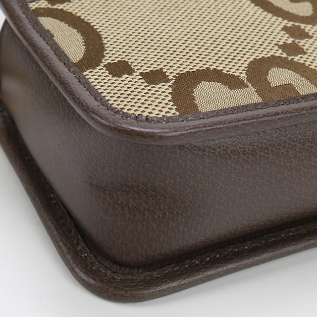 グッチ ジャンボ GG レザー 2way ショルダーバッグ 696075 GUCCI グッチ 696075 ジャンボGG ミニバッグ ショルダーバッグ