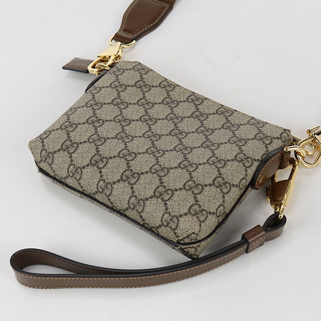 【美品】GUCCI スプリーム ショルダーバッグ モノグラム GUCCI 中古 グッチ 斜め掛け ショルダーバッグ レディース