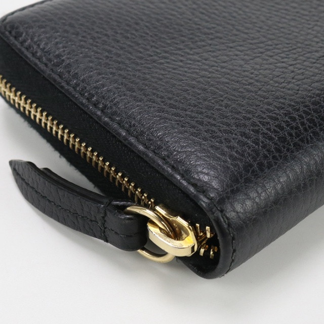 GUCCI 中古 グッチ 長財布ラウンドファスナー レディース