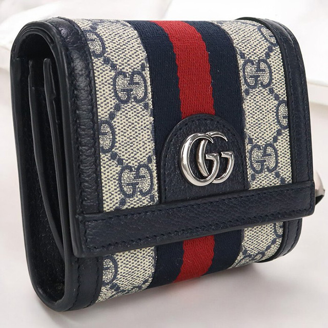 グッチ 二つ折り財布 GG柄 ネイビー usdgu83038011-1a.jpg