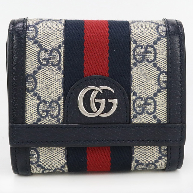 GUCCI（グッチ） 中古 二折財布小銭入付き レディース ブランド オフィ