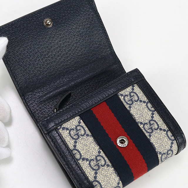 GUCCI（グッチ） 中古 二折財布小銭入付き レディース ブランド オフィ