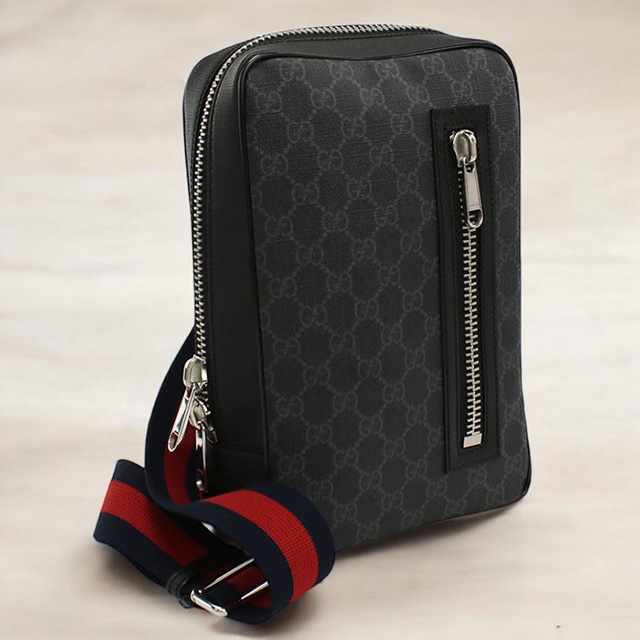 美品 GUCCI GGスプリーム ベルトバッグ ボディバッグ ☆安心の3大保証☆ ABランク ≪GUCCI グッチ/ボディバッグ≫ 474293