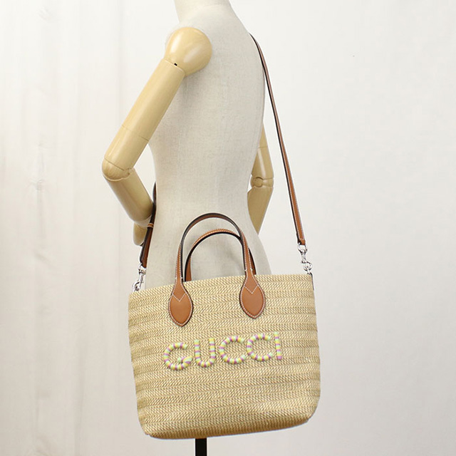GUCCI ブラウン 紙袋　エコバッグ　バックインバック付き中古 楽天市場】エコバッグ（ブランドグッチ）（トートバッグ