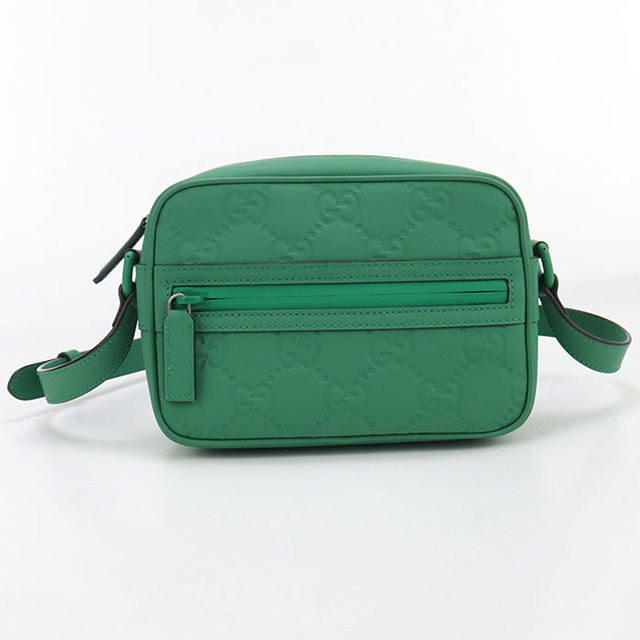 GUCCI ショルダーバッグ　エメラルドグリーン レディース] ヴィンテージ グッチ ショルダーバッグ フラップ