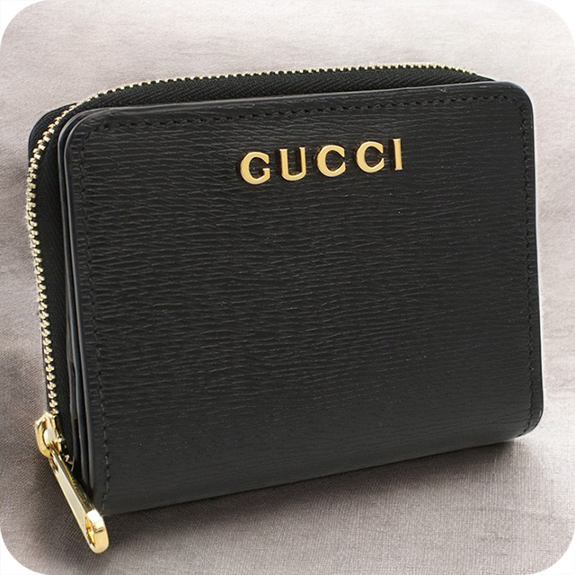 GUCCI（グッチ） 中古 二折財布 レディース ブランド スクリプト ミニ