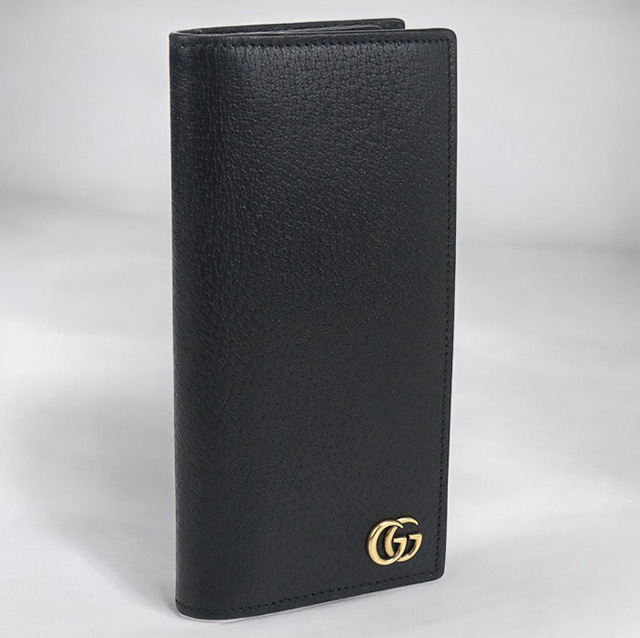 GUCCI（グッチ） 中古 長財布ニ折小銭入付き メンズ ブランド ダブルG