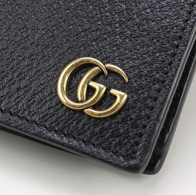 GUCCI 中古 グッチ 長財布ニ折小銭入付き メンズ ブランド