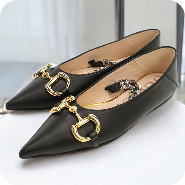 GUCCI 中古 グッチ パンプス レディース ブランド ホースビット