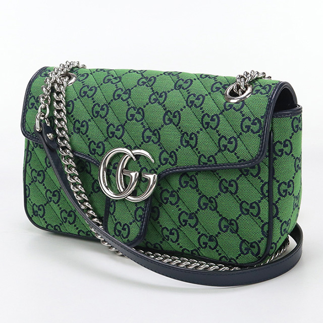 超レア✨GUCCI グッチ　ラメグリーンショルダーバッグ imgrc0161997081.jpg