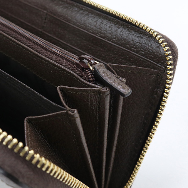 GUCCI グッチ/オフディアGGラウンド 長財布 ネイビー/523154/ABランク/65【中古】 GUCCI（グッチ） グッチ/オフディアGGラウンド 長財布 ネイビー/523154