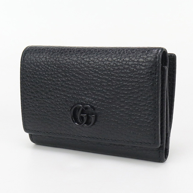 GUCCI（グッチ） 中古 三折財布 レディース ブランド GGマーモント 三