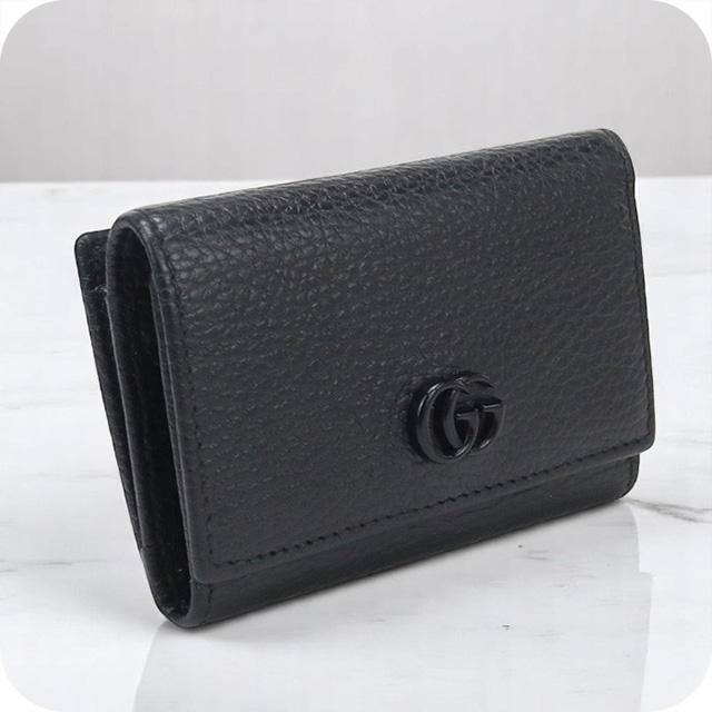 GUCCI（グッチ） 中古 三折財布 レディース ブランド GGマーモント 三