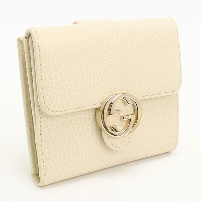 ️ 美品‼️ GUCCI グッチ インターロッキングG 二つ折り財布　レディース Amazon | [グッチ] 財布 レディース 二つ折り財布(小銭入れあり