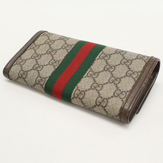 GUCCI（グッチ） 中古 長財布 ニつ折り小銭入付き レディース ブランド