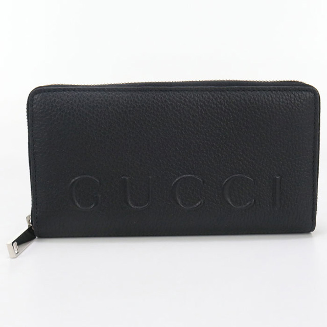 GUCCI 中古 グッチ 長財布ラウンドファスナー メンズ ブランド
