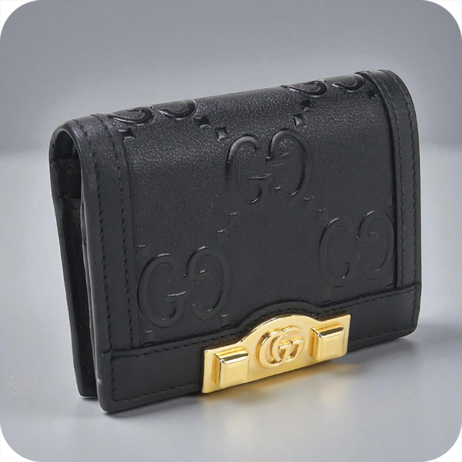 GUCCI（グッチ） 中古 二折財布小銭入付き レディース ブランド GUCCI